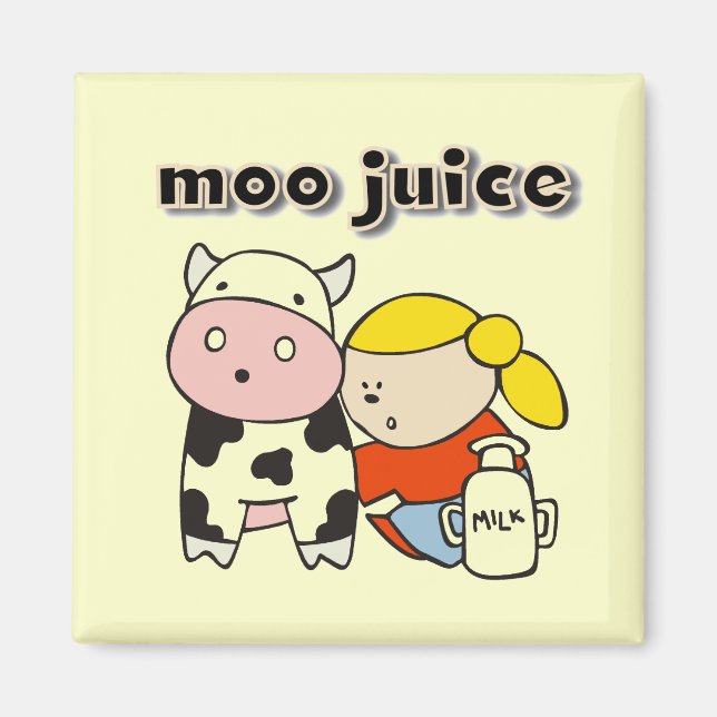 Íman Camiseta e presentes do suco do MOO (Frente)