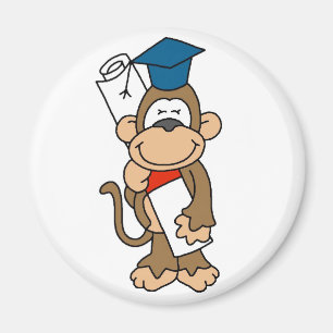 Íman Camiseta e presentes graduados do macaco