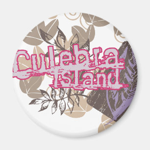 Íman Camiseta e presentes gráficos da ilha de Culebra