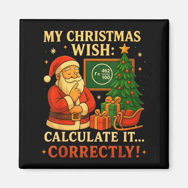 Íman Camiseta Engraçada 67 Natal Matemática 67 Meme – P (Frente)