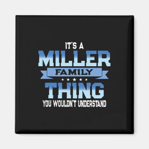 Íman Camiseta engraçada da reunião da família Miller em