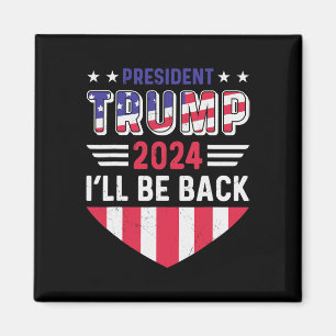 Íman Camiseta engraçada de eleição política Trump Eu se