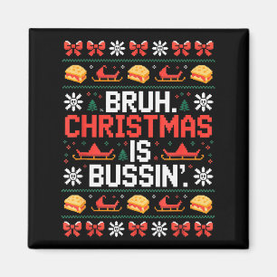 Íman Camiseta engraçada Gen Alpha Gen Z gíria Natal eng