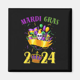 Íman Camiseta Feliz Mardi Gras Carnaval Mardi Gras Home