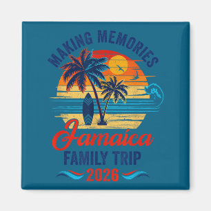Íman Camiseta Férias em Família na Jamaica Criando Memó