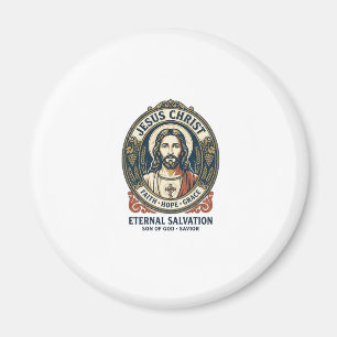 Íman Camiseta Gráfica de Jesus Barbeiro Homens Christia