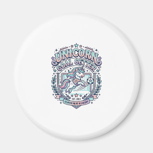 Íman Camiseta Gráfica Estilo Retro Unicórnio Alcançador