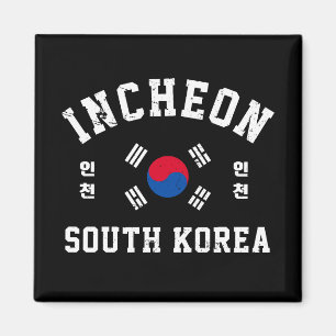 Íman Camiseta Incheon Coreia do Sul