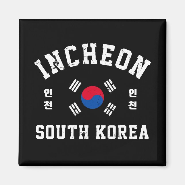 Íman Camiseta Incheon Coreia do Sul (Frente)