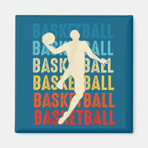 Íman Camiseta Infantil Jogador de Basquete Treinador Ve