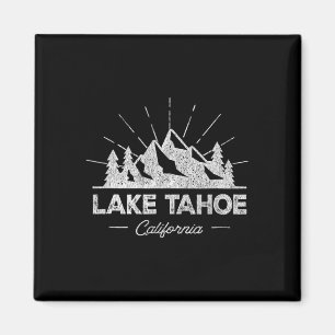 Íman Camiseta Lake Tahoe California Ca Vintage Hiking R