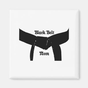 Íman Camiseta Mãe Cinturão Preto Artes Marciais