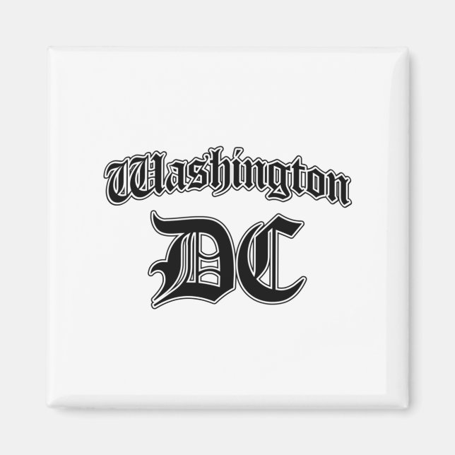 Íman Camiseta Manga Longa Lembrança Washington Dc  (Frente)