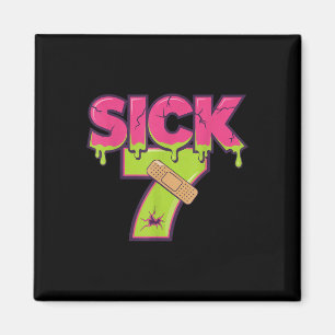 Íman Camiseta Meme Seven Doente Seis Sete Brincadeira D