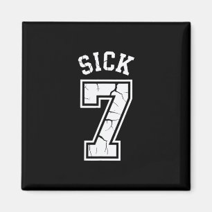 Íman Camiseta Meme Sick Seven Seis Sete Diversão