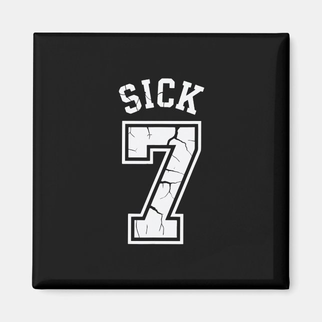 Íman Camiseta Meme Sick Seven Seis Sete Diversão  (Frente)