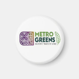 Íman Camiseta Metro Greens Urban Farming | Jardineiro d