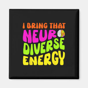 Íman Camiseta Neurodiversidade Autismo Adhd Tda Neurodi