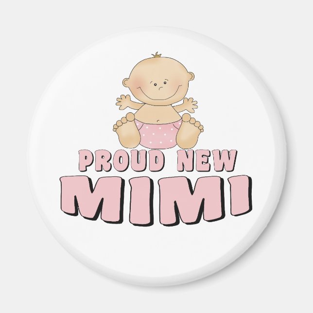 Íman Camiseta Orgulhosa Nova Mimi (Frente)
