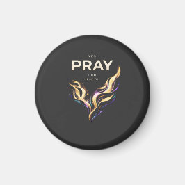 Íman Camiseta PRAY IN SPIRIT – Fé em Energia Abstrata 