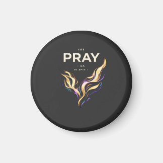 Íman Camiseta PRAY IN SPIRIT – Fé em Energia Abstrata 