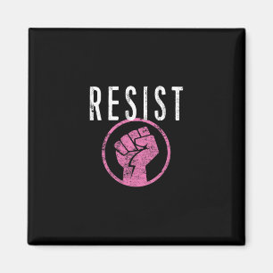 Íman Camiseta Punho de Resistência - Faça Parte da Resi