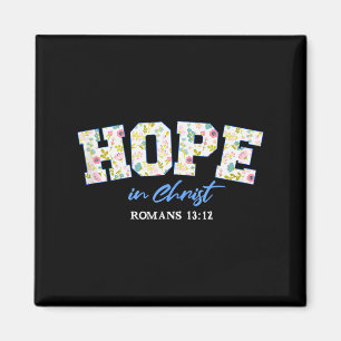Íman Camiseta Regata Gráfica Floral com Versículo Bíbli