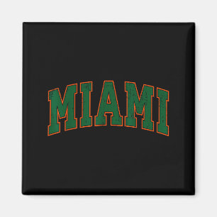 Íman Camiseta Retro Miami Flórida Homens Mulheres E Cri