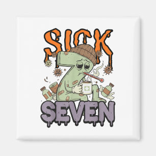 Íman Camiseta Sick Seven Meme 67 Seis Sete Jogo de Pala