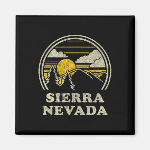 Íman Camiseta Sierra Nevada Vintage Caminhada Montanhas