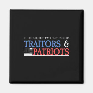 Íman Camiseta Traidores E Patriotas Republicano Conserv