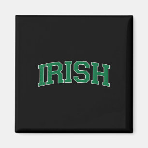 Íman Camiseta Verde Irlandesa Vintage Dia de São Patríc