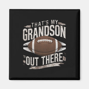 Íman Camiseta Vintage Esse é Meu Neto Aí Fora - Futebol