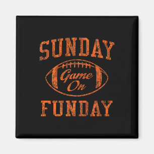 Íman Camiseta Vintage Sunday Funday T Cleveland Futebol