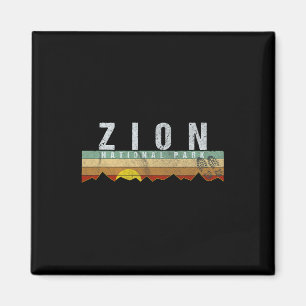 Íman Camiseta Zion National Park Acampamento Caminhada