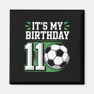 Íman Camisetas de Aniversariante 11 Futebol É Meu 11º A