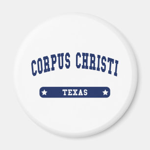Íman Camisetas de Estilo da Escola Corpus Christi Texas