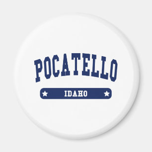 Íman camisetas De Estilo Da Universidade De Pocatello I