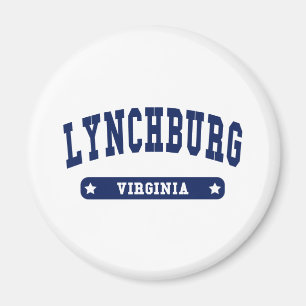 Íman camisetas de Estilo da Universidade Lynchburg Virg