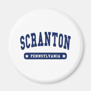 Íman camisetas de Estilo do Scranton Pennsylvania Colle