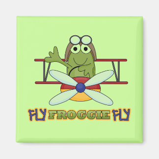 Íman Camisetas de mosca Froggie e presentes
