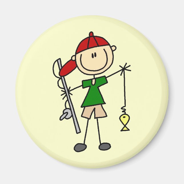 Íman Camisetas de pesca e presentes (Frente)