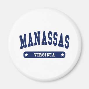 Íman camisetas do Manassas Virginia College Style