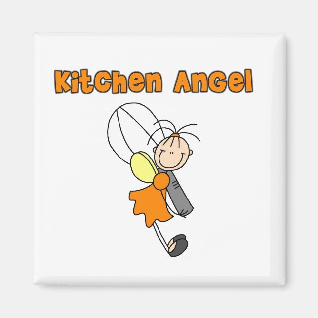 Íman Camisetas e Presentes Anjo da Cozinha (Frente)