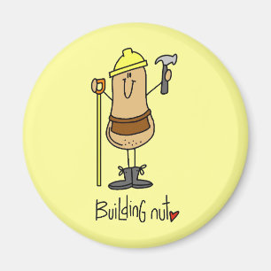 Íman Camisetas e Presentes Building Nut