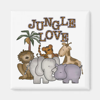 Íman Camisetas e presentes de amor na selva