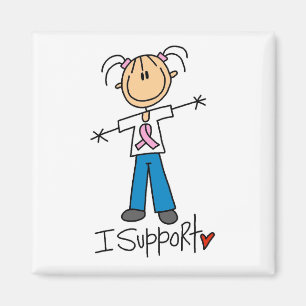 Íman Camisetas e presentes de apoio ao cancer de mama