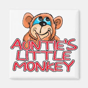 Íman Camisetas e presentes de macaquinho da tia