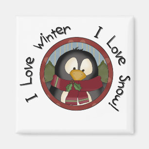 Íman Camisetas e presentes de Natal de Pinguim