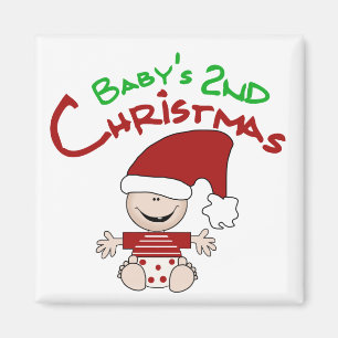 Íman Camisetas e presentes de Natal de segundo bebê